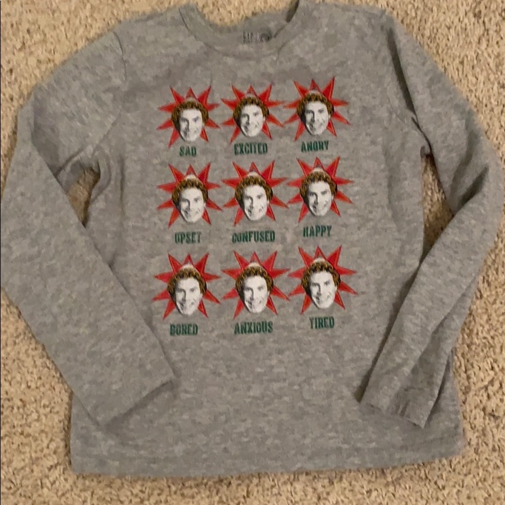Like new- Elf long sleeve tee